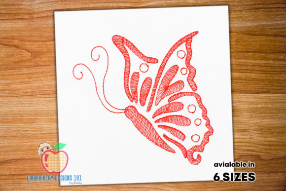 Beautiful Abstract Butterfly Sketch