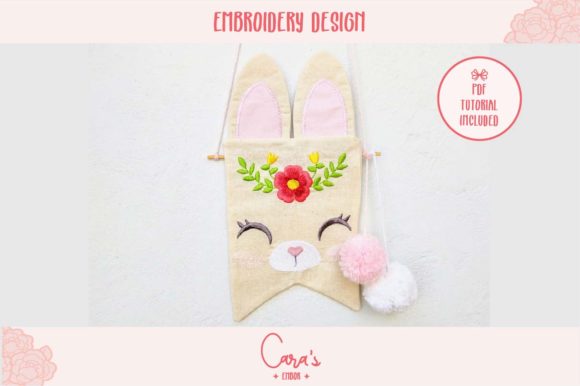Bunny Banner in the Hoop