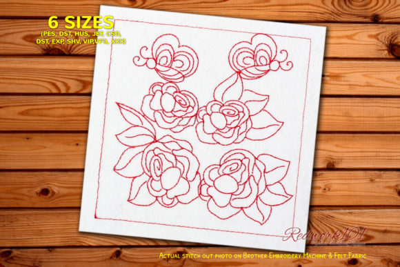Butterflies Sitting on the Rose Flower