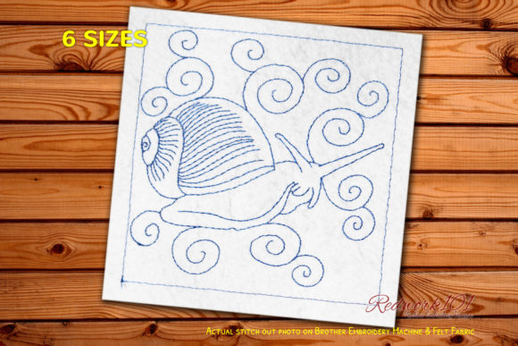 Garden Snail Redwork