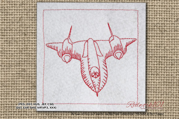Lockheed SR-71 Blackbird Redwork