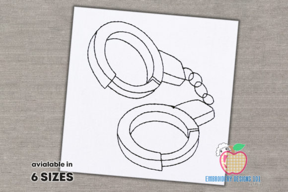 Metal Handcuffs Sketch