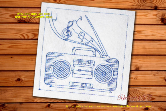 Old Cartoon Radio Redwork